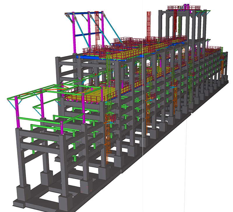 Constructing and implementation of heavy steel structures Civil Treasure
